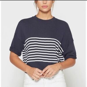 Joie Saneya Short Sleeve Crew Neck Size L